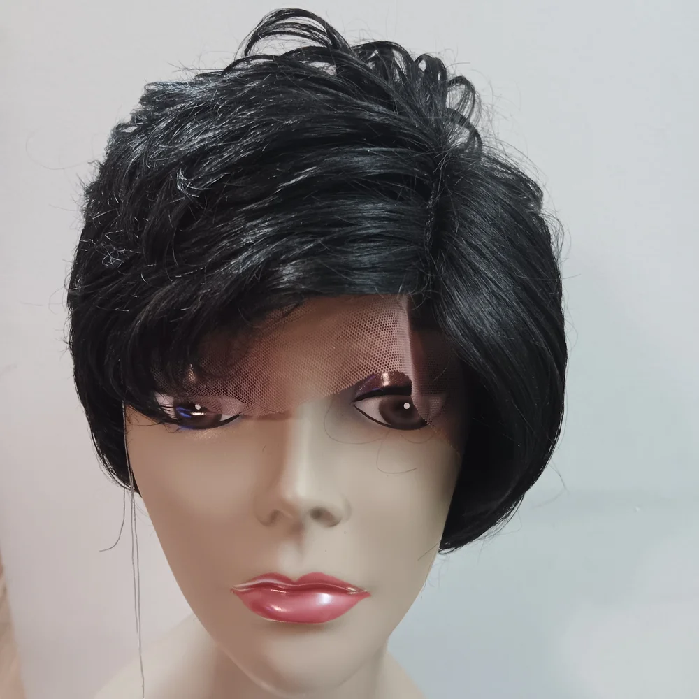 Elegant Black Short Wig